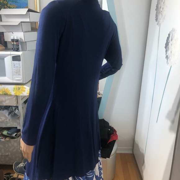 Lightweight  blue long sweater - Picture 2 of 5